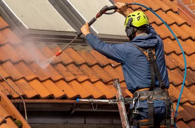 Démoussage et hydrofuge de toiture à Senan